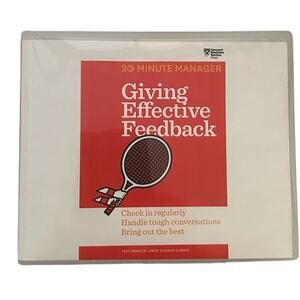 20 Minute Manager -Giving Effective Feedback Audiobook CDs